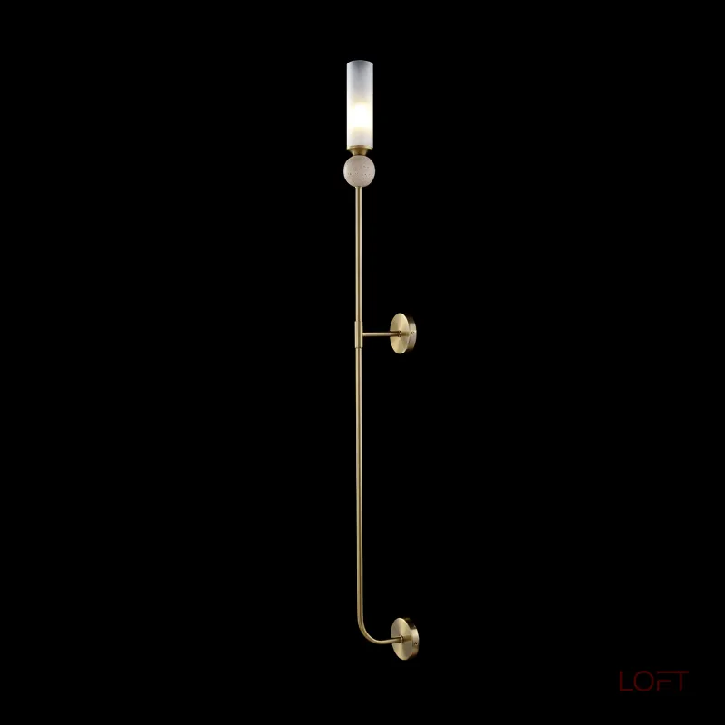Бра Crystal Lux SIMPLY AP1.2 BRASS