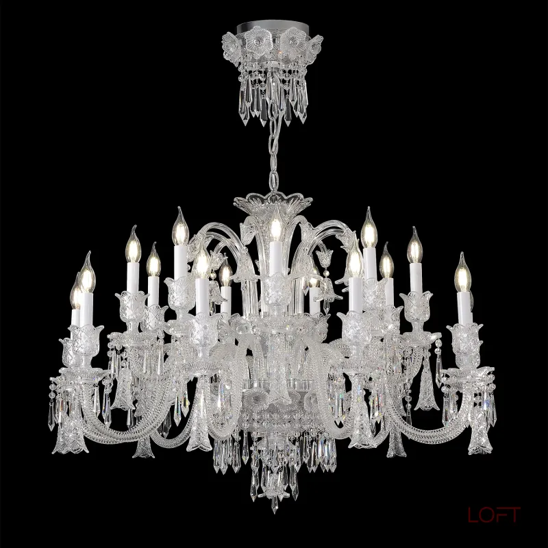Подвесная люстра Crystal Lux VERSAILLES SP9+9 CHROME