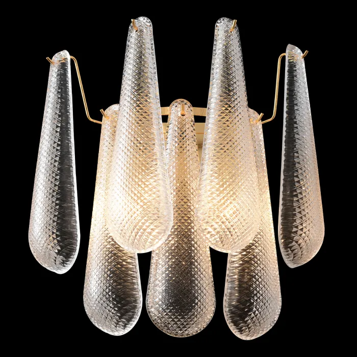 Бра Crystal Lux FONTAIN AP2 GOLD от ImperiumLoft