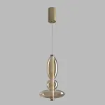 Подвесной светильник Crystal Lux QUASAR SP10W LED AMBER 3790/210