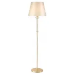 Торшер Crystal Lux NICOLAS PT1 GOLD/WHITE