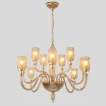 Люстра Crystal Lux SILVESTRO SP12 AMBER от ImperiumLoft
