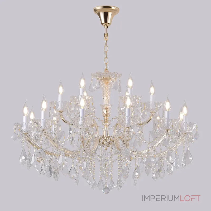 Подвесная люстра Crystal Lux CRISTELLE SP12+6 GOLD