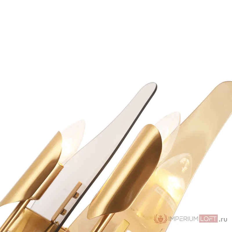 Бра Crystal Lux CASA AP2 BRASS
