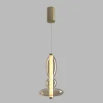 Подвесной светильник Crystal Lux QUASAR SP10W LED AMBER 3790/210