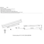 Светильник трековый магнитный Crystal Lux CLT 0.33 001 30W BL M4000K