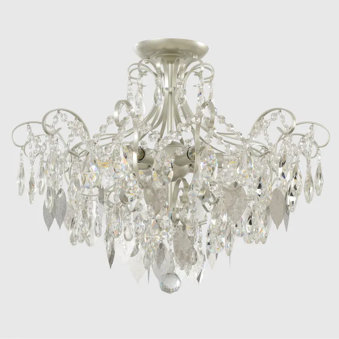 Светильник потолочный Crystal Lux ESMIRALDA PL6 SILVER 0524/106 от ImperiumLoft