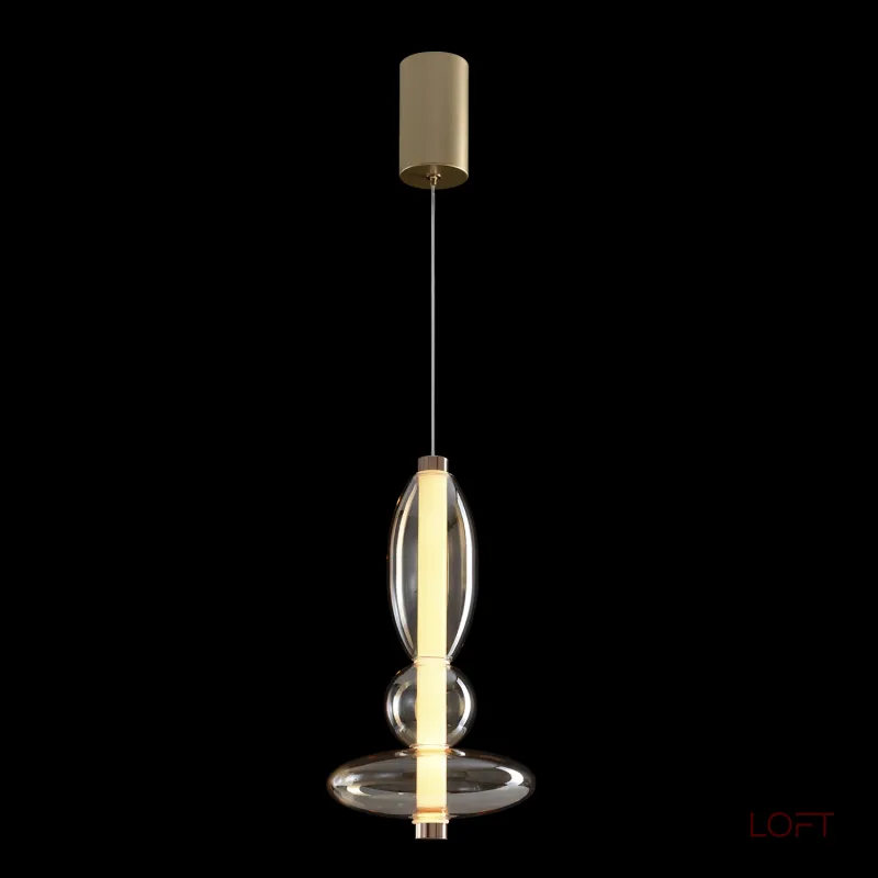 Подвесной светильник Crystal Lux QUASAR SP10W LED AMBER 3790/210 Подвесной светильник Crystal Lux QUASAR SP10W LED AMBER 3790/210