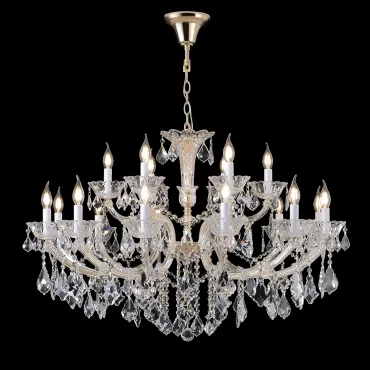 Подвесная люстра Crystal Lux CRISTELLE SP12+6 GOLD