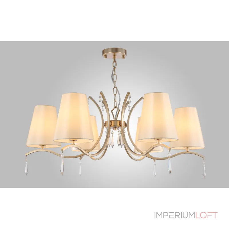 Подвесная люстра Crystal Lux RENATA SP6 GOLD