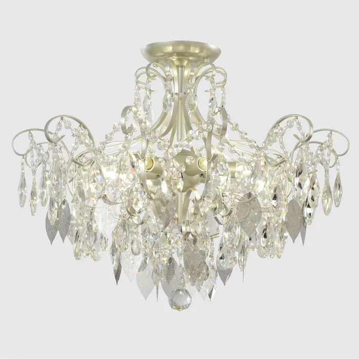 Светильник потолочный Crystal Lux ESMIRALDA PL6 SILVER 0524/106 от ImperiumLoft