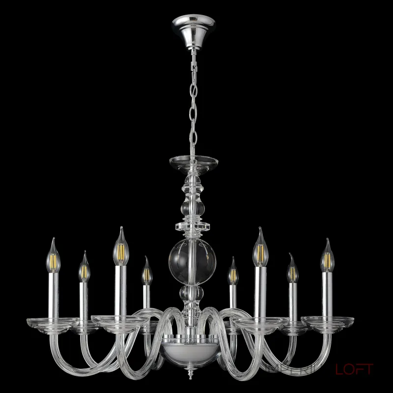 Подвесная люстра Crystal Lux ARABESQUE SP8 CHROME