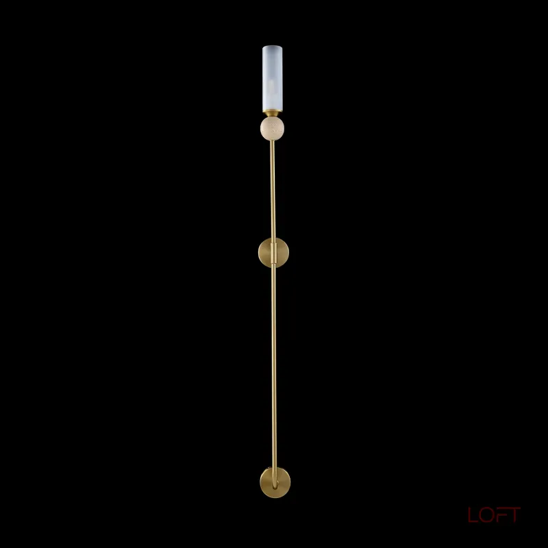 Бра Crystal Lux SIMPLY AP1.2 BRASS
