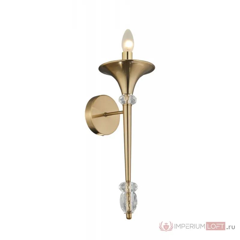 Бра Crystal Lux MIRACLE AP1 BRONZE от ImperiumLoft