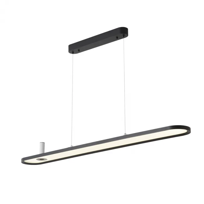Светильник подвесной Crystal Lux CONTOUR SP45W LED BLACK 3800/245 от ImperiumLoft
