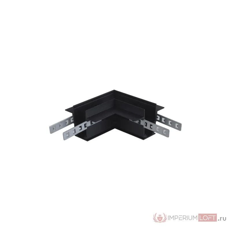 Соединитель для магнитного встраиваемого шинопровода угловой Crystal Lux CLT 0.223 01 BL от ImperiumLoft