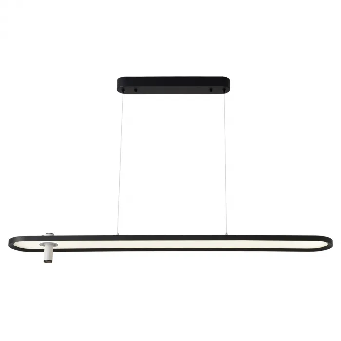 Светильник подвесной Crystal Lux CONTOUR SP45W LED BLACK 3800/245 от ImperiumLoft