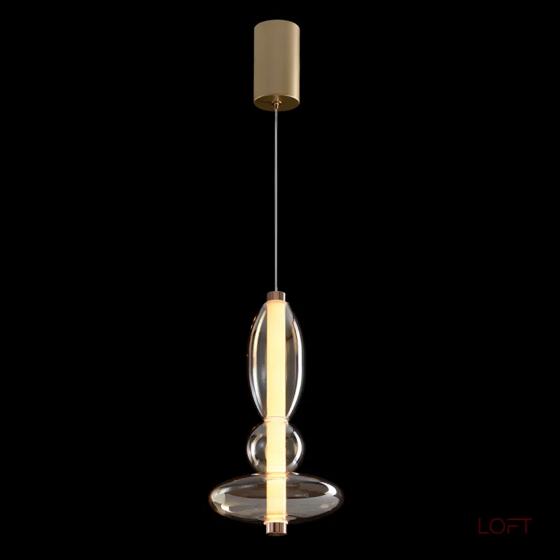 Подвесной светильник Crystal Lux QUASAR SP10W LED AMBER 3790/210 Подвесной светильник Crystal Lux QUASAR SP10W LED AMBER 3790/210
