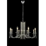 Подвесная люстра Crystal L ux AURELIO SP8 GOLD+CHROME/TRANSPARENT