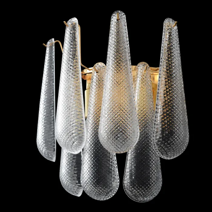 Бра Crystal Lux FONTAIN AP2 GOLD от ImperiumLoft