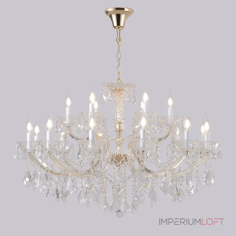 Подвесная люстра Crystal Lux CRISTELLE SP12+6 GOLD