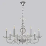 Подвесная люстра Crystal Lux ARABESQUE SP8 CHROME