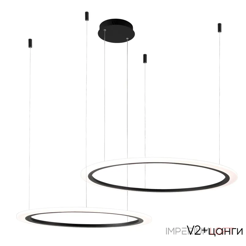 Подвесная люстра Crystal Lux MANZANA SP53W LED BLACK
