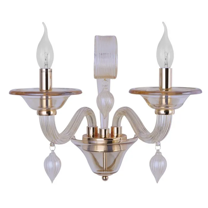 Бра Crystal Lux CAETANO AP2 AMBER от ImperiumLoft