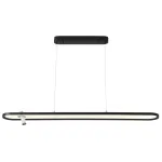 Светильник подвесной Crystal Lux CONTOUR SP45W LED BLACK 3800/245 от ImperiumLoft