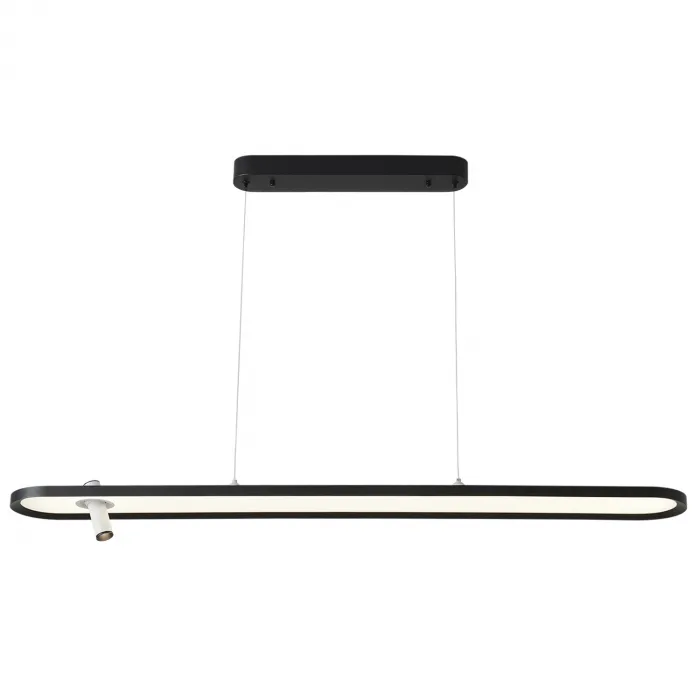 Светильник подвесной Crystal Lux CONTOUR SP45W LED BLACK 3800/245 от ImperiumLoft