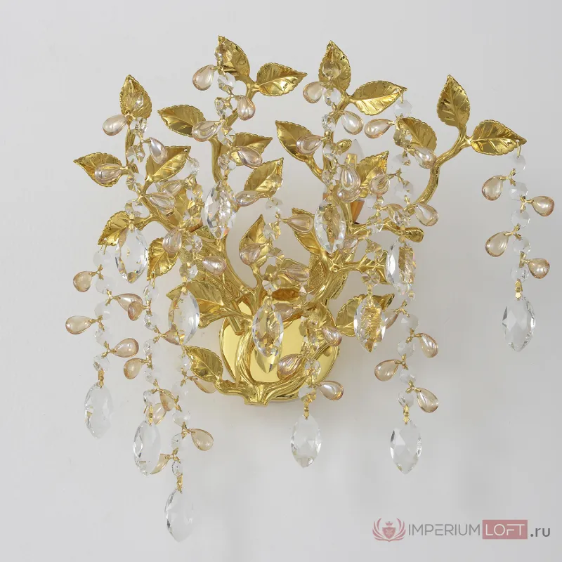 Бра Crystal Lux EDEN AP2 GOLD 3870/402 от ImperiumLoft