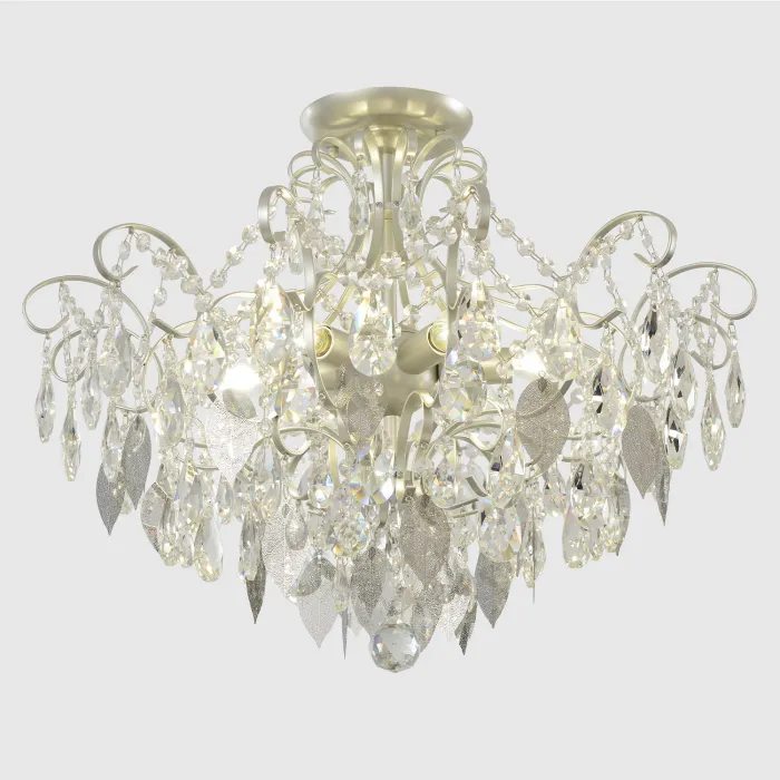 Светильник потолочный Crystal Lux ESMIRALDA PL6 SILVER 0524/106 от ImperiumLoft