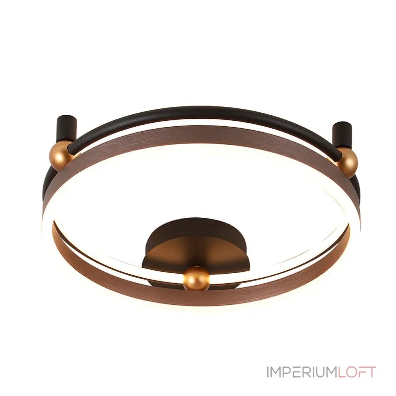 Светильник потолочный Crystal Lux FERNANDO PL48W LED COFFEE/BLACK