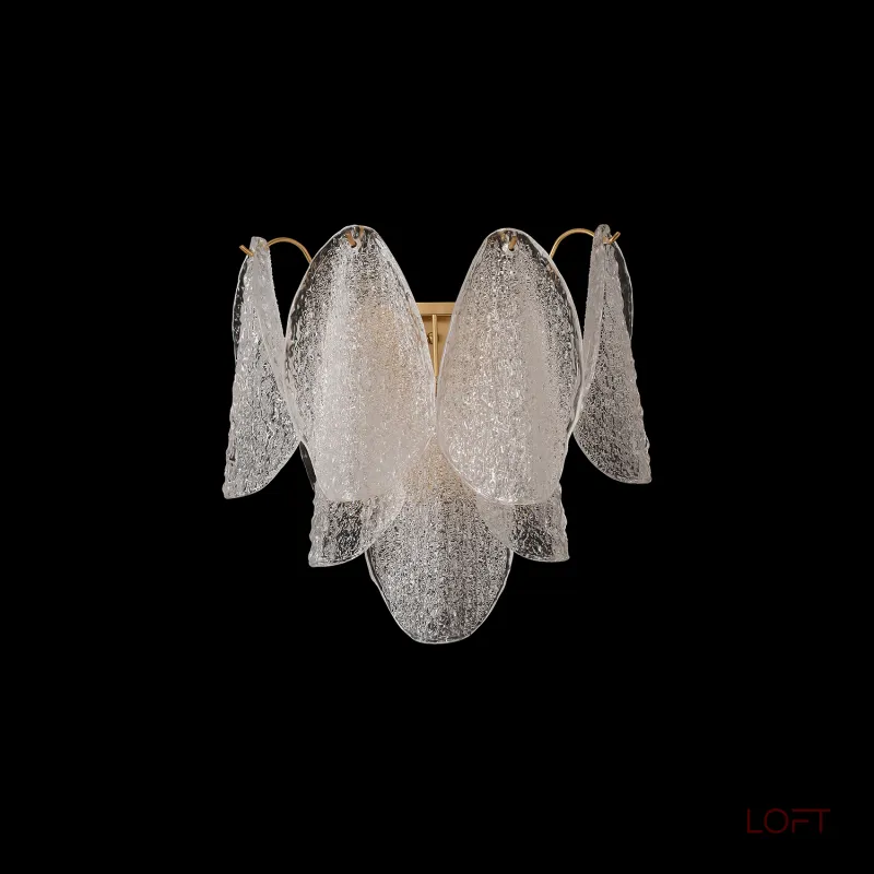 Бра Crystal Lux EMILIA AP2 BRASS