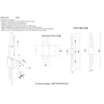 Бра Crystal Lux CARTA CARTA AP6W LED WHITE/BRASS