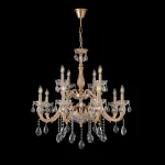 Подвесная люстра Crystal Lux ELIZABETH SP8+4 BRASS