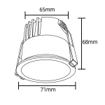 Встраиваемый светильник Crystal Lux CLT 082 CLT 082C1 WH 3000K