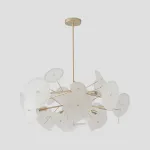 Люстра на штанге Crystal Lux DANDELION DANDELION SP10 GOLD