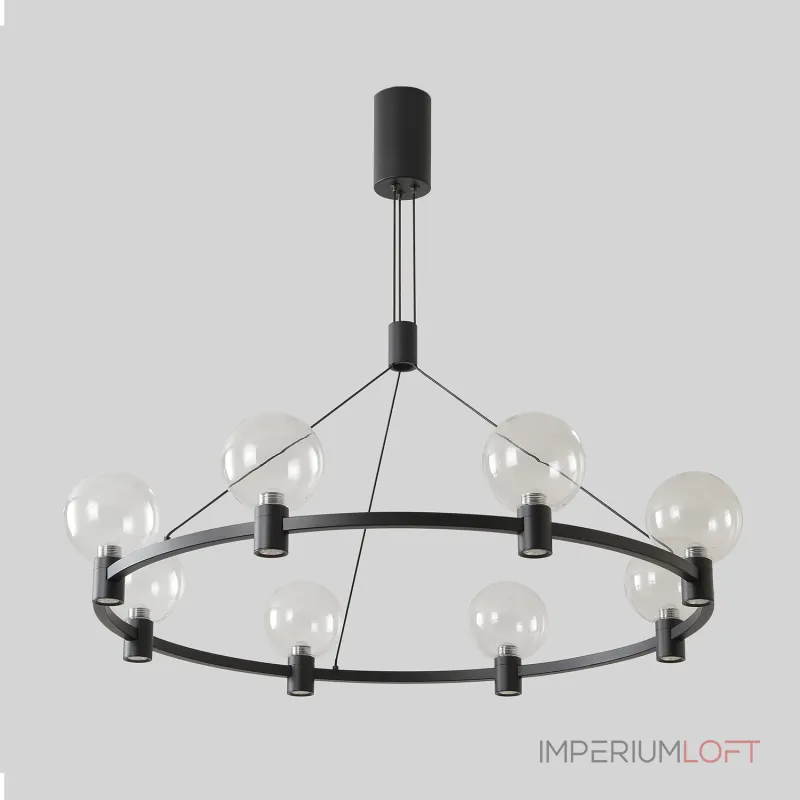 Подвесная люстра Crystal Lux DUET DUET SP56W LED BLACK