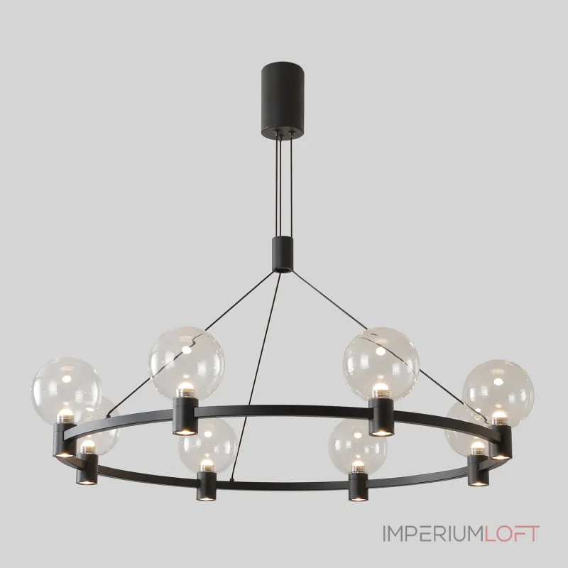 Подвесная люстра Crystal Lux DUET DUET SP56W LED BLACK
