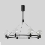Подвесная люстра Crystal Lux DUET DUET SP56W LED BLACK