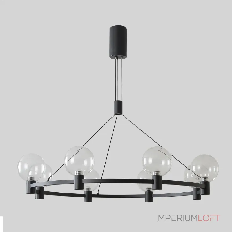 Подвесная люстра Crystal Lux DUET DUET SP56W LED BLACK