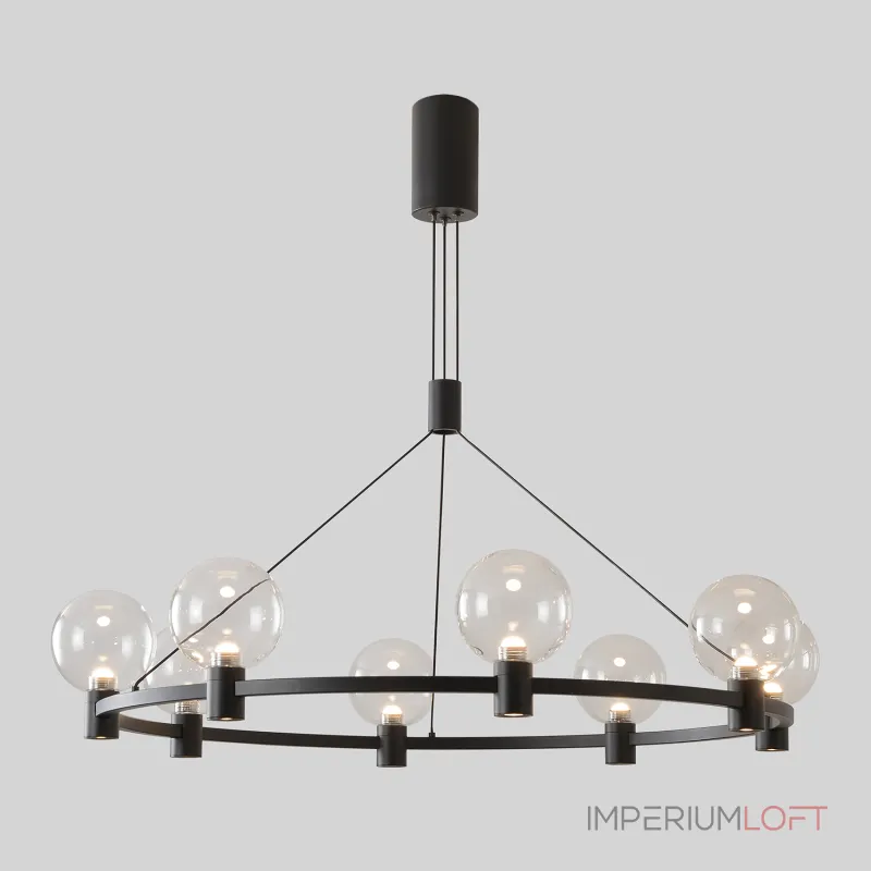 Подвесная люстра Crystal Lux DUET DUET SP56W LED BLACK