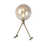 Настольная лампа Crystal Lux FRANCISCA LG1 GOLD/COGNAC