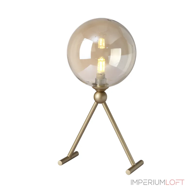Настольная лампа Crystal Lux FRANCISCA LG1 GOLD/COGNAC Настольная лампа Crystal Lux FRANCISCA LG1 GOLD/COGNAC