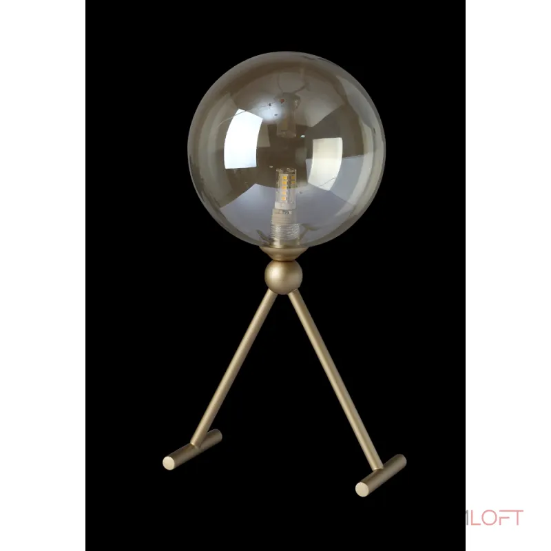 Настольная лампа Crystal Lux FRANCISCA LG1 GOLD/COGNAC Настольная лампа Crystal Lux FRANCISCA LG1 GOLD/COGNAC