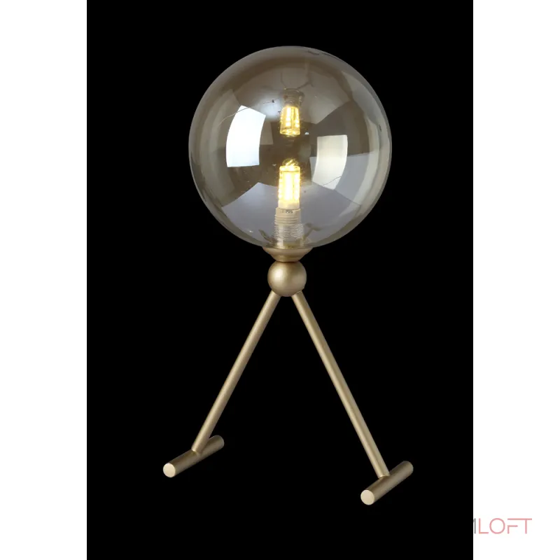 Настольная лампа Crystal Lux FRANCISCA LG1 GOLD/COGNAC Настольная лампа Crystal Lux FRANCISCA LG1 GOLD/COGNAC
