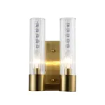Бра Crystal Lux OTONO AP2 BRASS/TRANSPARENTE