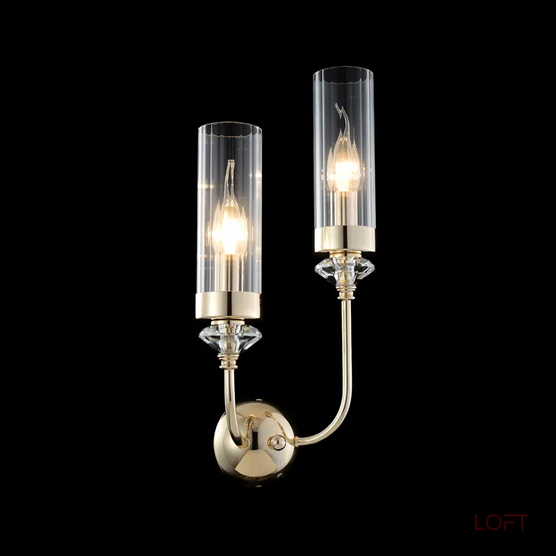 Бра Crystal Lux SECRET SECRET AP2 GOLD