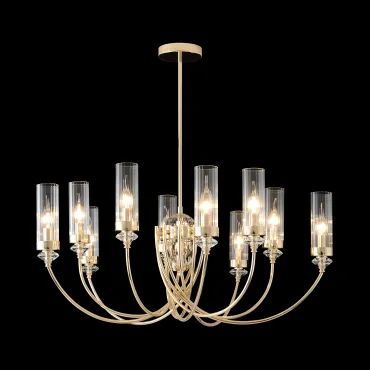 Люстра на штанге Crystal Lux SECRET SECRET SP10 GOLD Люстра на штанге Crystal Lux SECRET SECRET SP10 GOLD